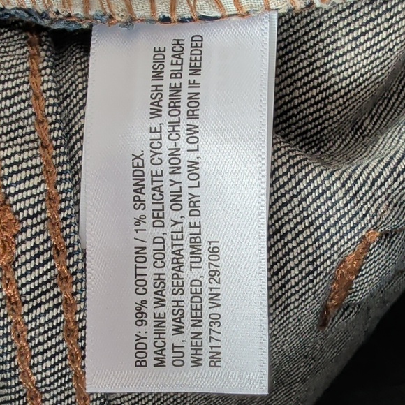 NWT Goodfellow & Co. Skinny Total Flex Denim Jeans W36 x L30 Dk Indigo Wash Blue - Picture 6 of 15